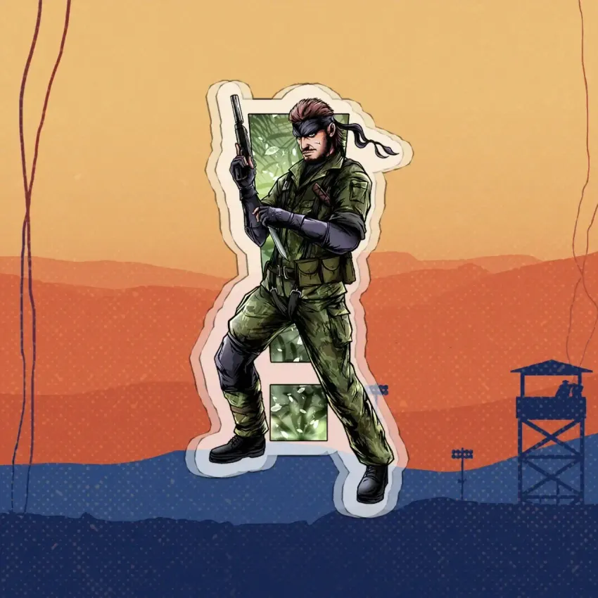 Акриловый стенд "Metal Gear Solid. Naked Snake"