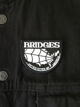 Нашивка на липучке "Bridges" (велкро)