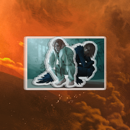 Акриловый стенд "Майор Гром: Игра. Разумовский и Птица" (составной)