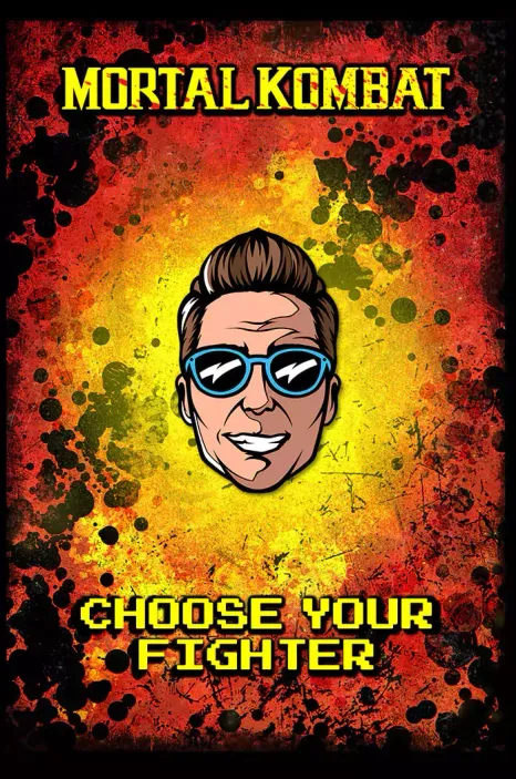 Металлический пин &quot;Mortal Kombat: Johnny Cage&quot;