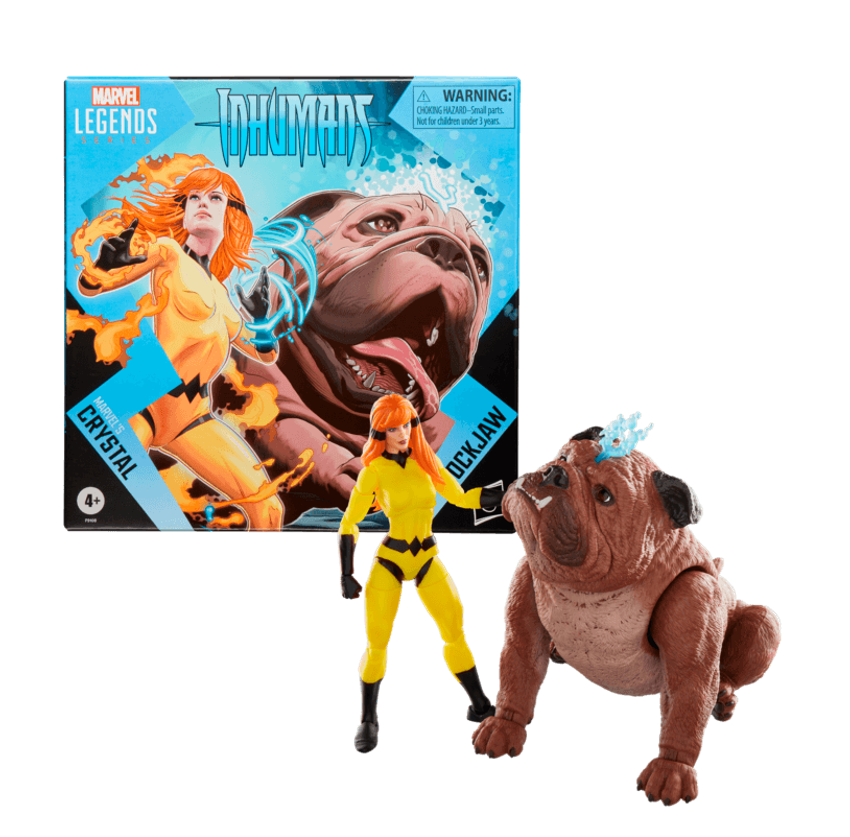 Marvel Legends: Inhumans 2-Pack of Crystal and Lockjaw