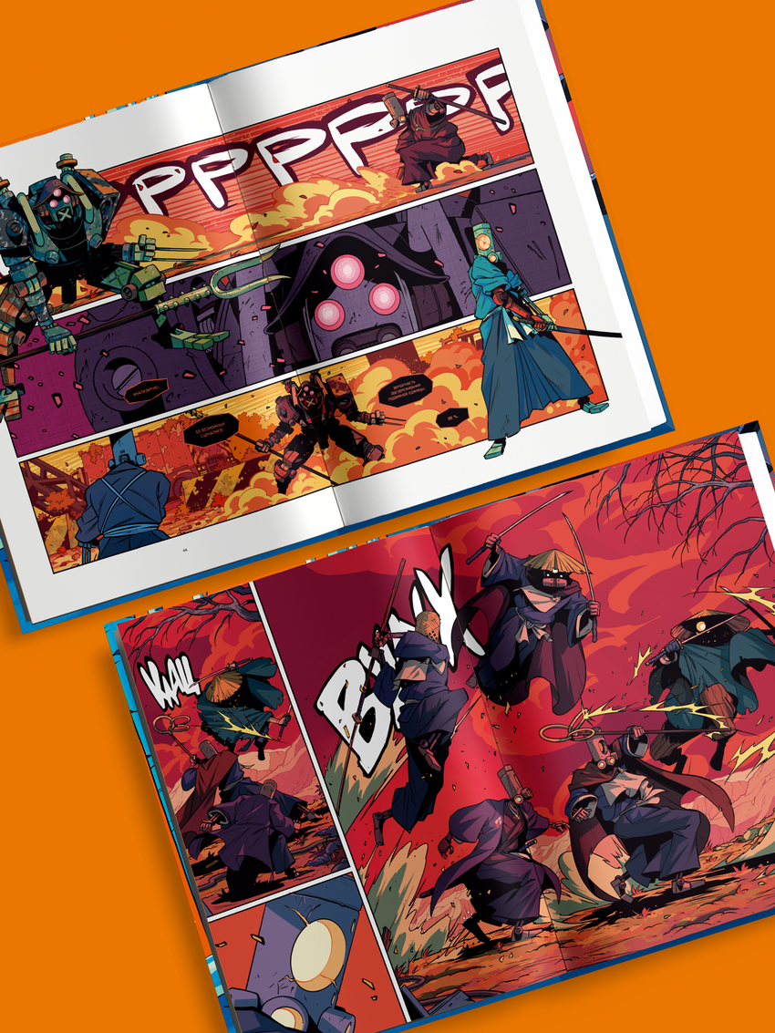 Yojimbot: Стальной снег. Графический роман. Том 3 (в подарок наклейка + 2 постера)