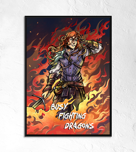 Постер “Разумовский: Busy Fighting Dragons” (двусторонний)