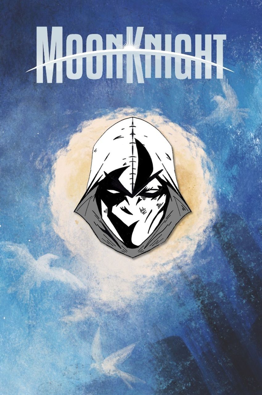 Металлический пин "Moon Knight"