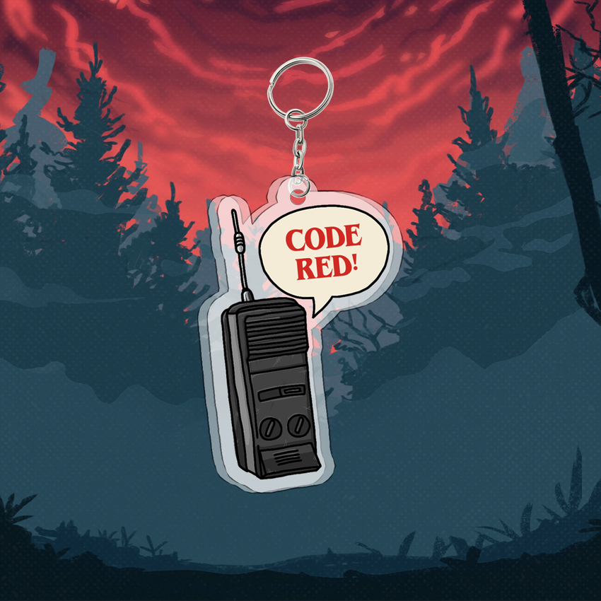 Акриловый брелок "Stranger Things: Code Red"