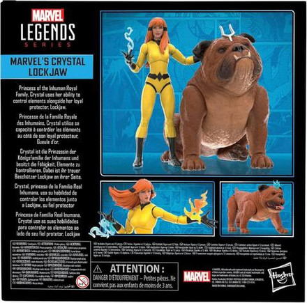 Marvel Legends: Inhumans 2-Pack of Crystal and Lockjaw
