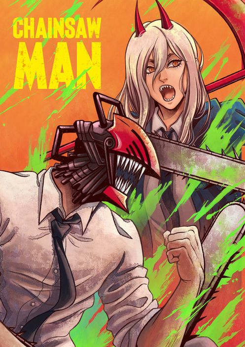 Открытка &quot;Chainsaw Man&quot;