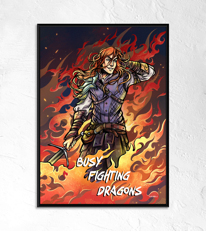 Постер “Разумовский: Busy Fighting Dragons” (двусторонний)