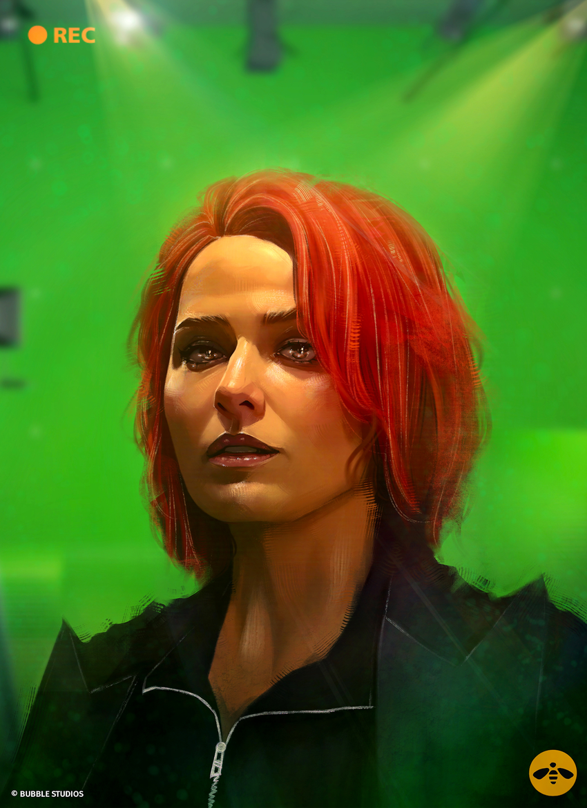 Постер “Bubble Studios Icons: Юля Пчёлкина”