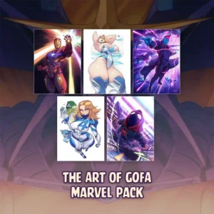 Набор открыток "The Art of GOFA. Marvel pack"
