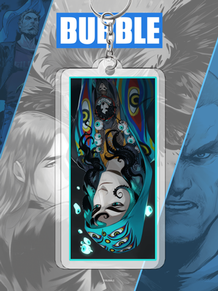 Акриловый брелок "Бесобой: Балор и Яна" (двухсторонний)