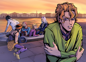 Открытка "Golden Wind"