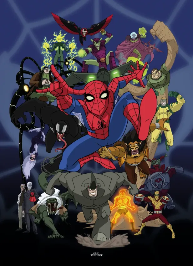 Открытка &quot;Spectacular Spider-Man: Spectacular Villains&quot;