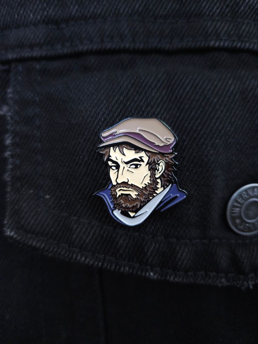 Металлический пин "BUBBLE #12: Игорь Гром"