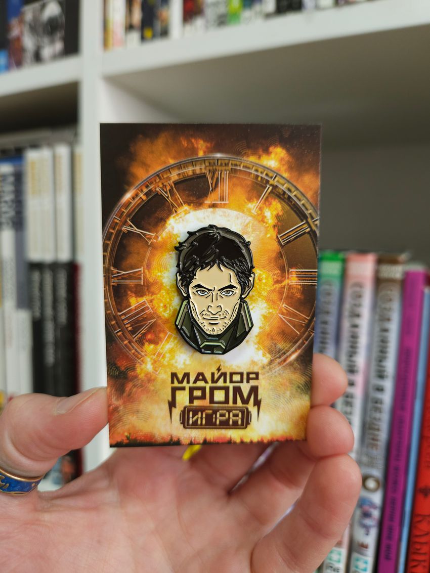 Металлический пин "Майор Гром: Игра. Олег Волков"