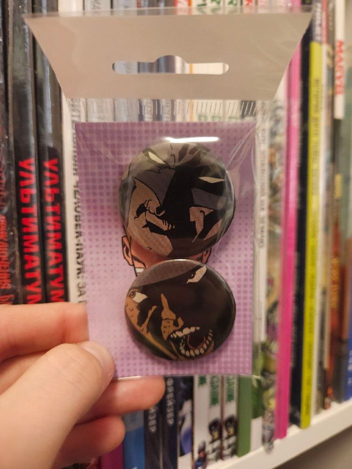 Набор значков из комикса Batman (2004) #623