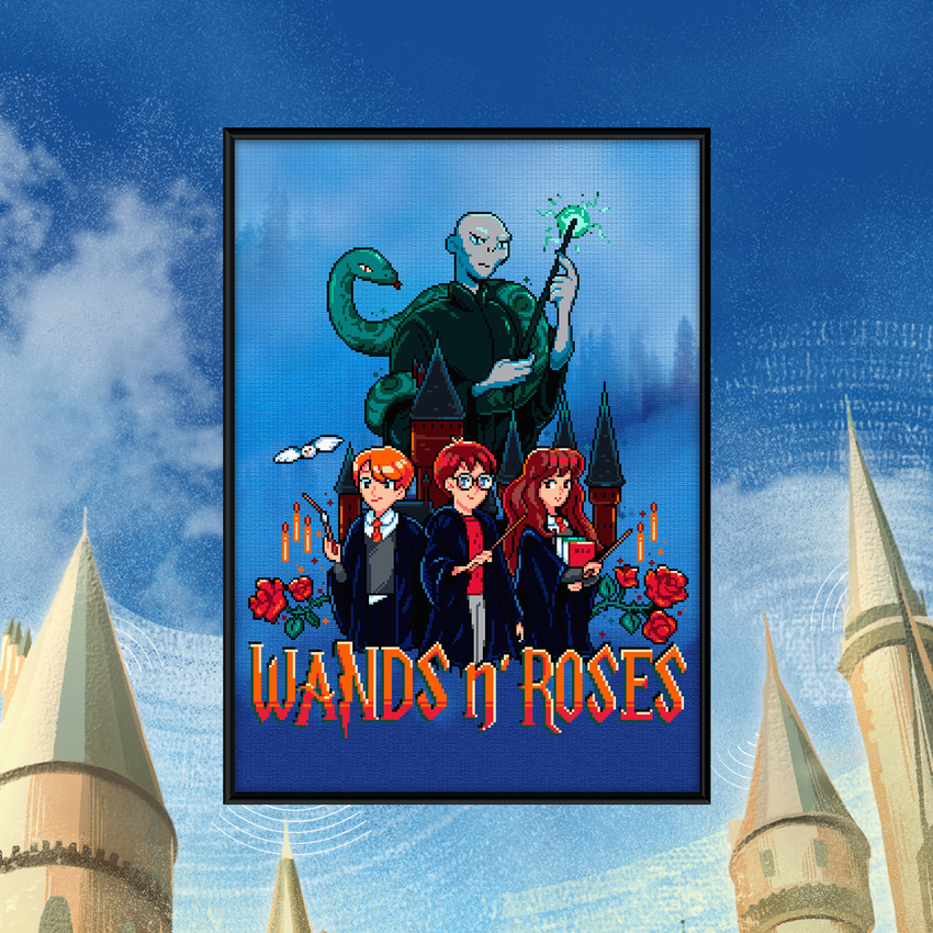 Постер "Harry Potter: Wands N' Roses"