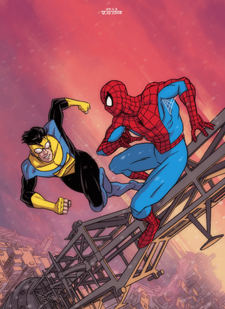 Постер "Invincible: Spider-Man Team-Up"