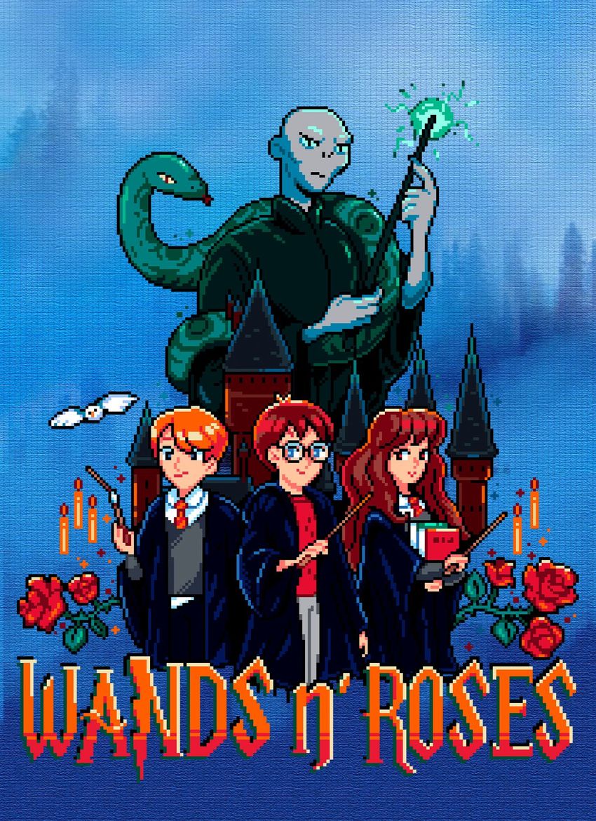 Постер "Harry Potter: Wands N' Roses"