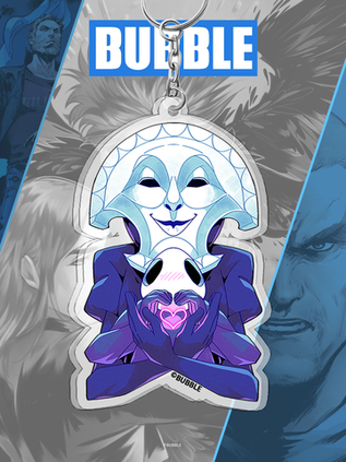 Акриловый брелок "Экслибриум: Тенюшка и Прасковья"