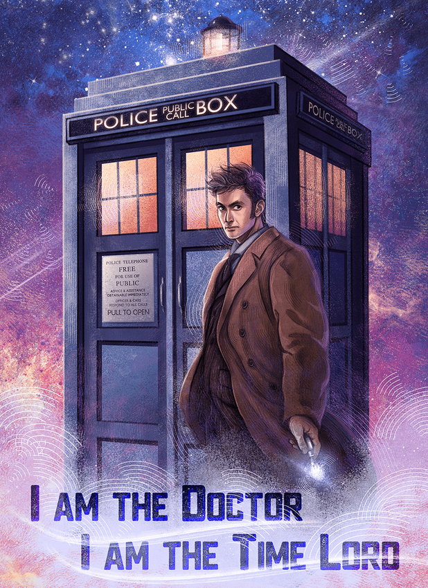 Постер "Doctor Who: The 10th Doctor" Постер "Doctor Who: The 10th Doctor"