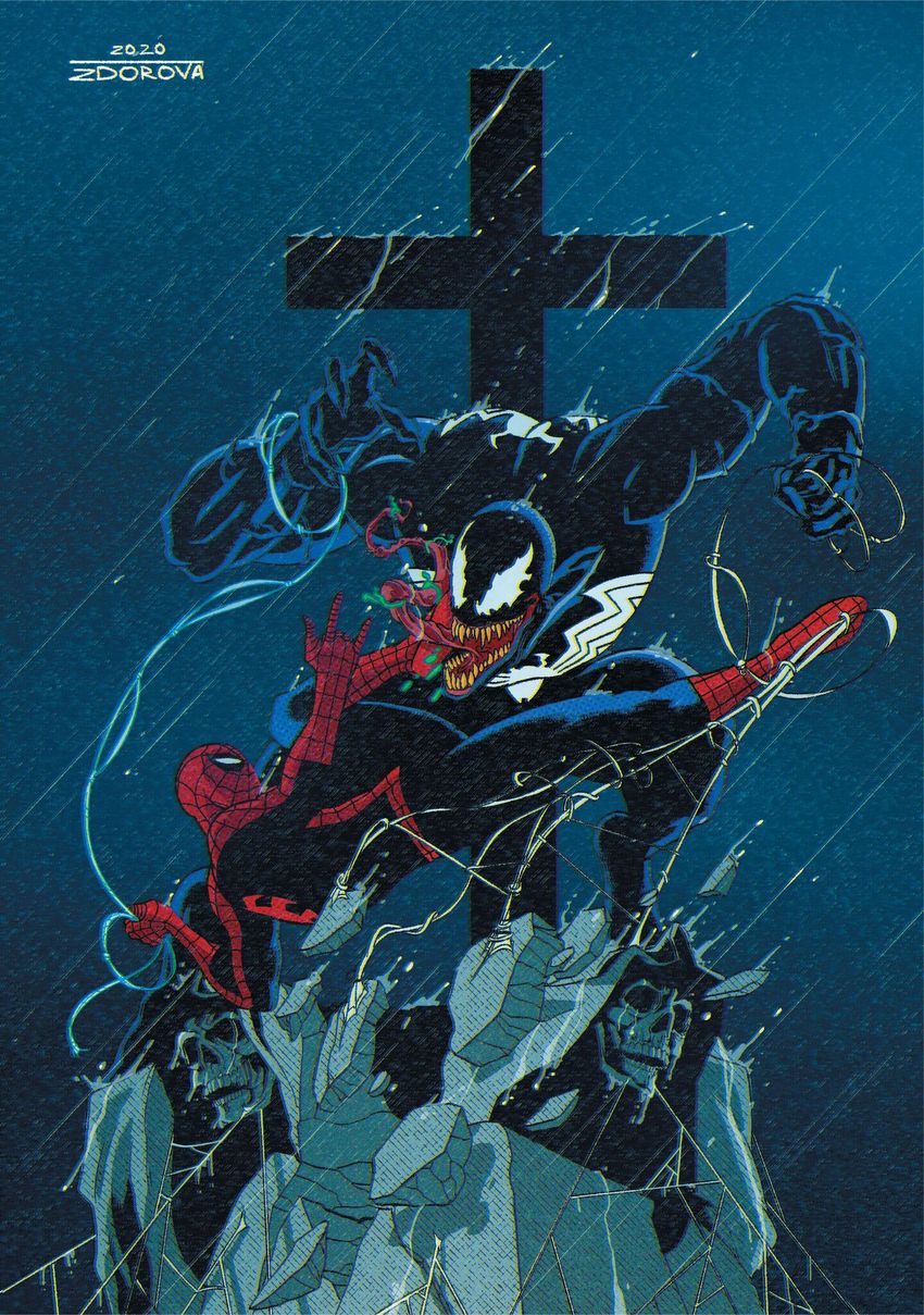 Паучья Угроза. Артбук Влада Здора