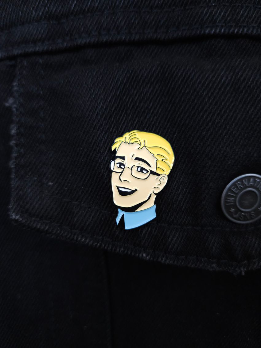 Металлический пин "BUBBLE #03: Дима Дубин"