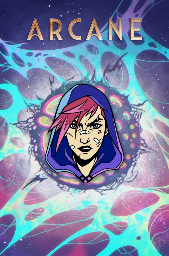 Металлический пин "Arcane: Vi"
