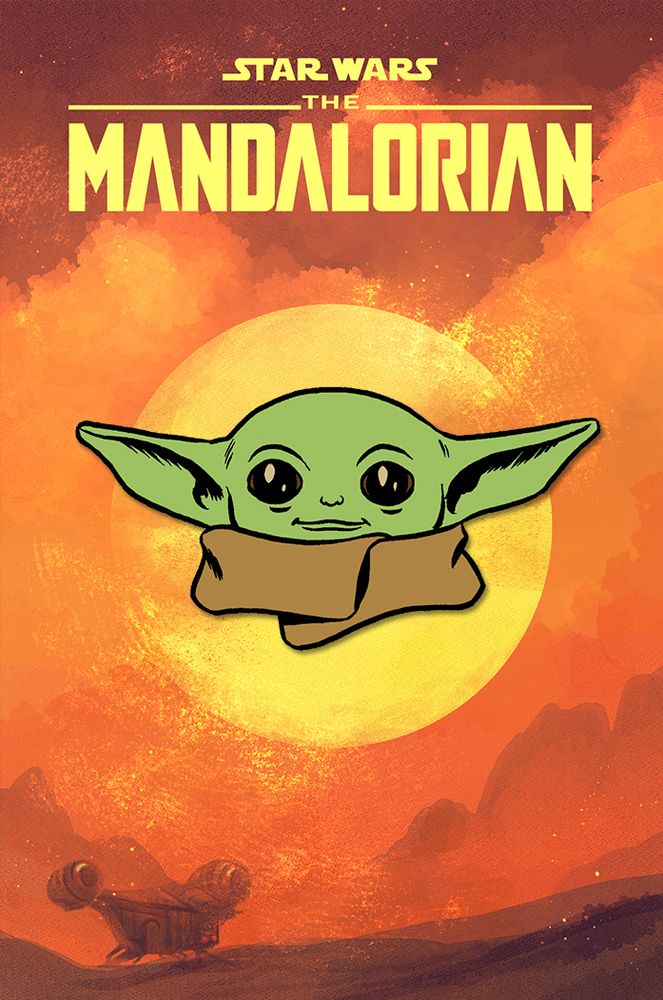 Металлический пин &quot;Star Wars The Mandalorian: Grogu&quot;