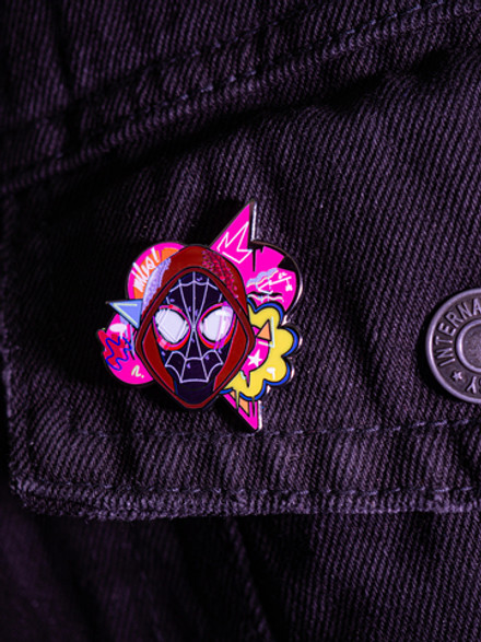 Металлический пин "Spider-Man (Spider-Verse)"