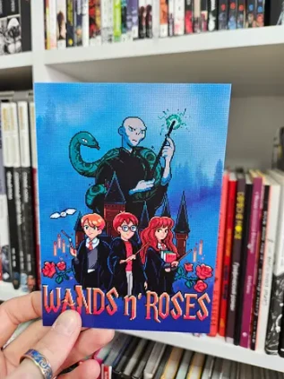 Открытка "Harry Potter: Wands N' Roses"