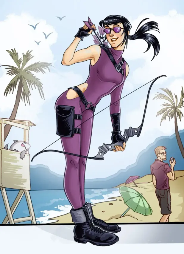 Открытка "Hawkeye Kate Bishop" Открытка "Hawkeye Kate Bishop"