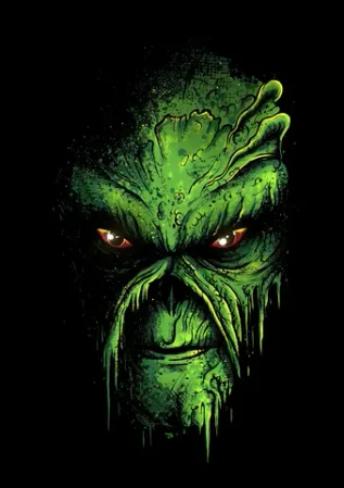 Открытка "Swamp Thing"