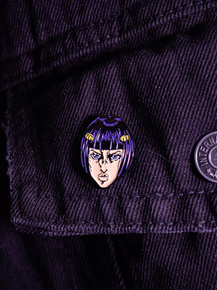 Металлический пин "JoJo Golden Wind Bucciarati"