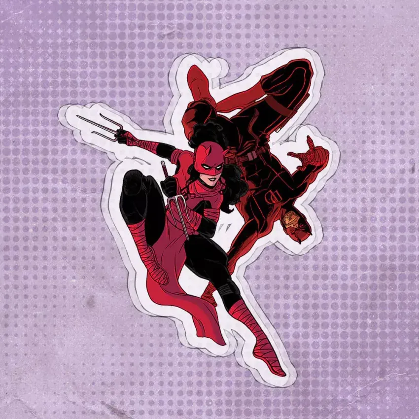 Акриловый Стенд Daredevil &amp; Elektra (Modern)