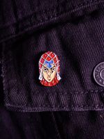 Металлический пин "JoJo Golden Wind Mista"