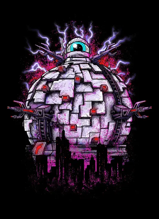 Открытка &quot;TMNT 1987: Technodrome&quot;