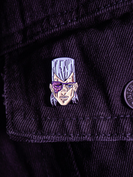 Металлический пин "JoJo Golden Wind Polnareff"