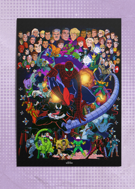 Открытка "Spider-Man 1994 Tribute: VHS"