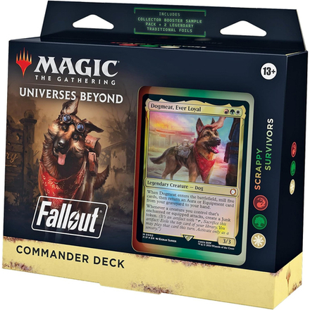 MTG: Колода Commander Deck - Scrappy Survivors издания Universes Beyond: Fallout на английском языке