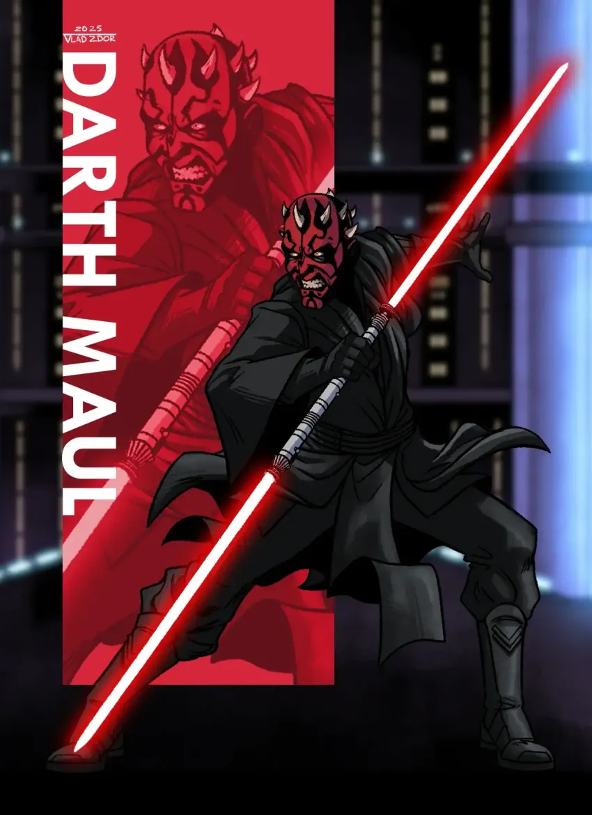 Открытка "Star Wars. Duels. Darth Maul"
