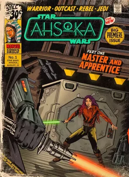 Открытка "Star Wars Ahsoka #1: Master and Apprentice"