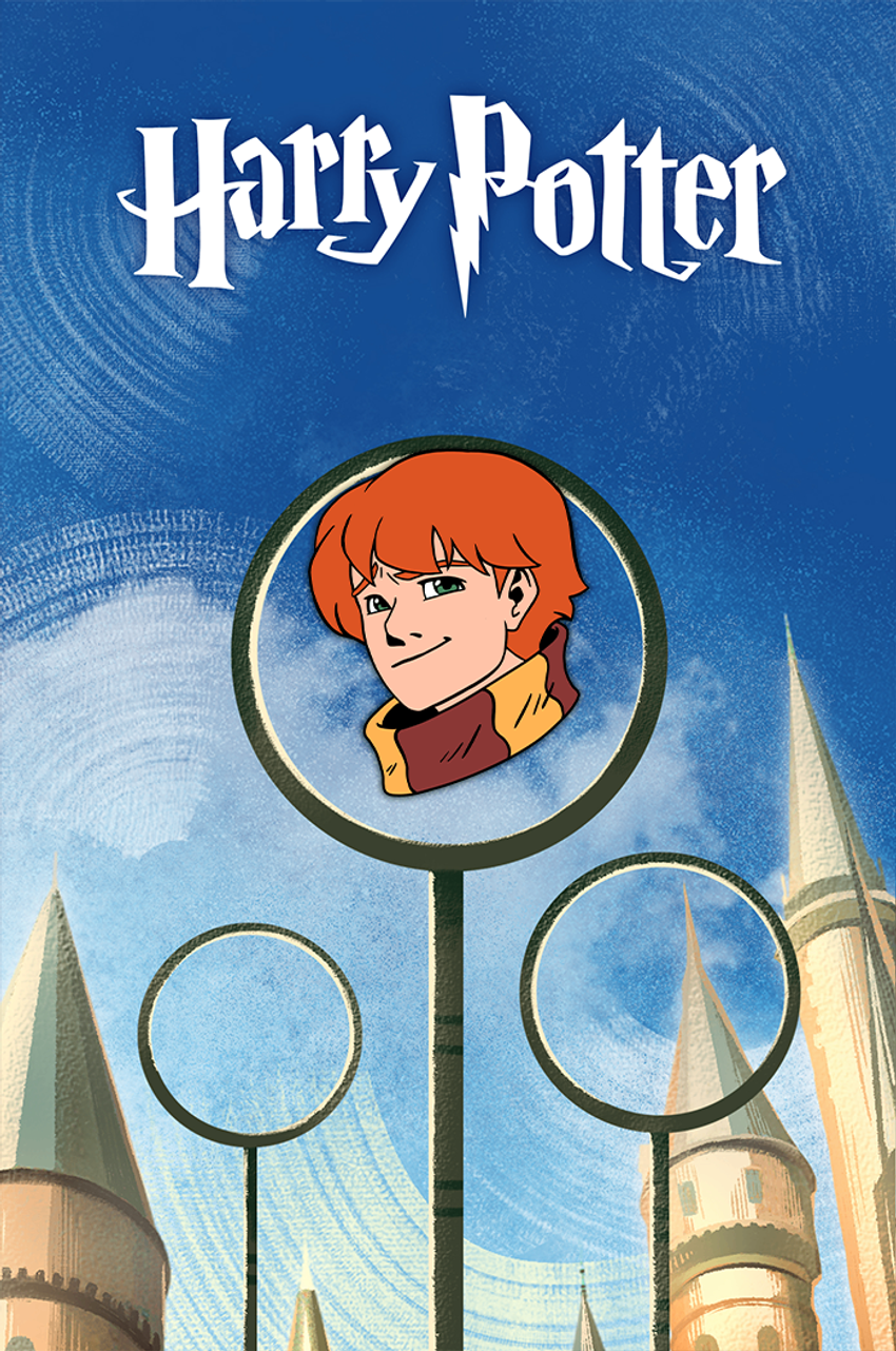 Металлический пин "Harry Potter: Ron"