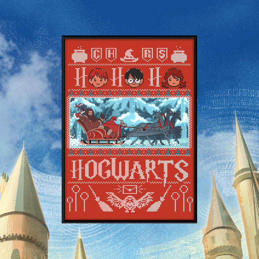 Постер "Harry Potter: Ho-ho-hogwarts"