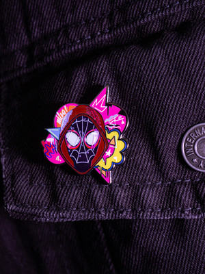 Металлический пин "Spider-Man (Spider-Verse)"