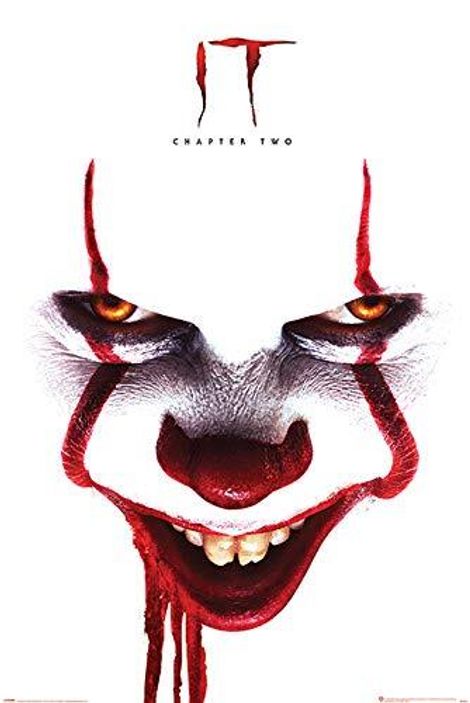 Лицензионный постер (318) IT Chapter Two (Pennywise Face)