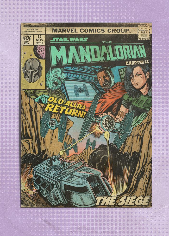 Открытка "Star Wars: Mandalorian. Chapter 12 "The Siege"