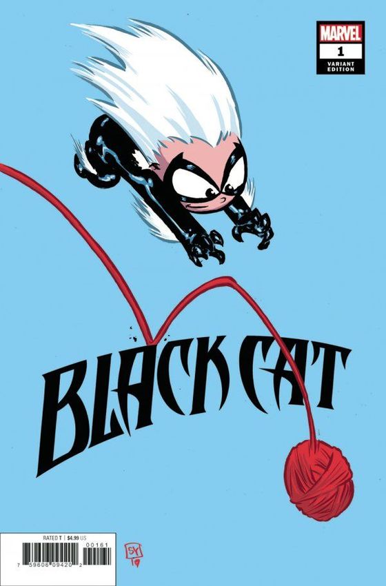 Black Cat #1 Skottie Young Variant
