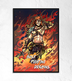 Постер “Разумовский: Busy Fighting Dragons” (двусторонний)