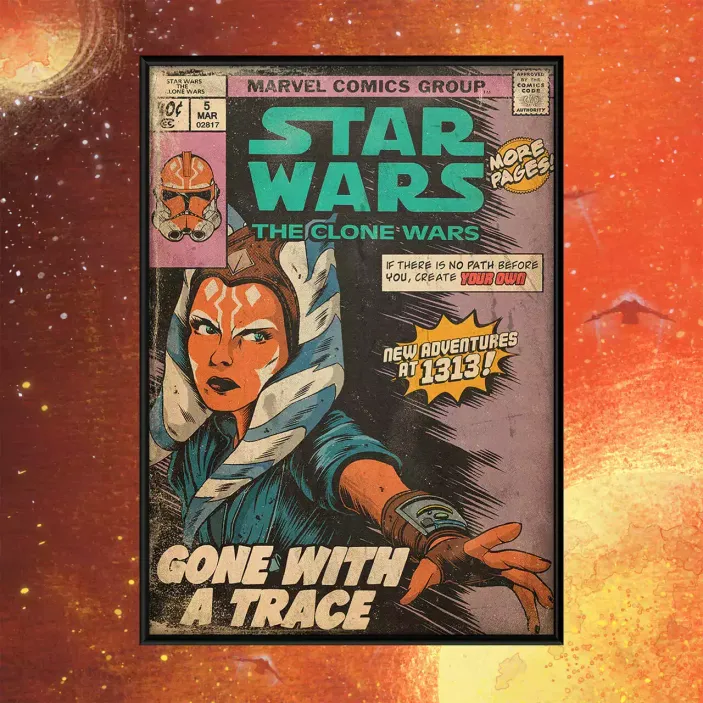 Постер &quot;Star Wars The Clone Wars: Gone With A Trace&quot;